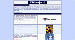 Desktop Screenshot of cdhoesjes.nl